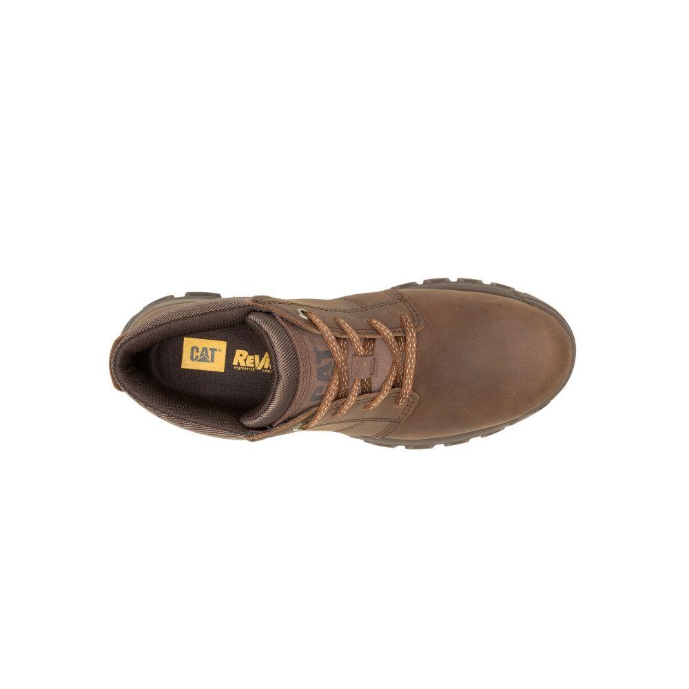 BOTINES HOMBRE CATERPILLAR CUERO MARRÓN THRESHOLD CHUKKA - 6