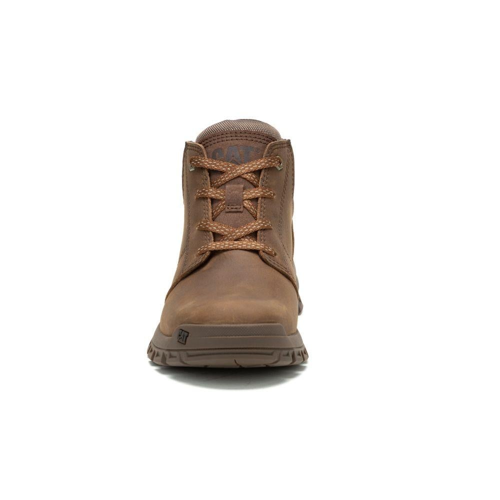 BOTINES HOMBRE CATERPILLAR CUERO MARRÓN THRESHOLD CHUKKA - 4