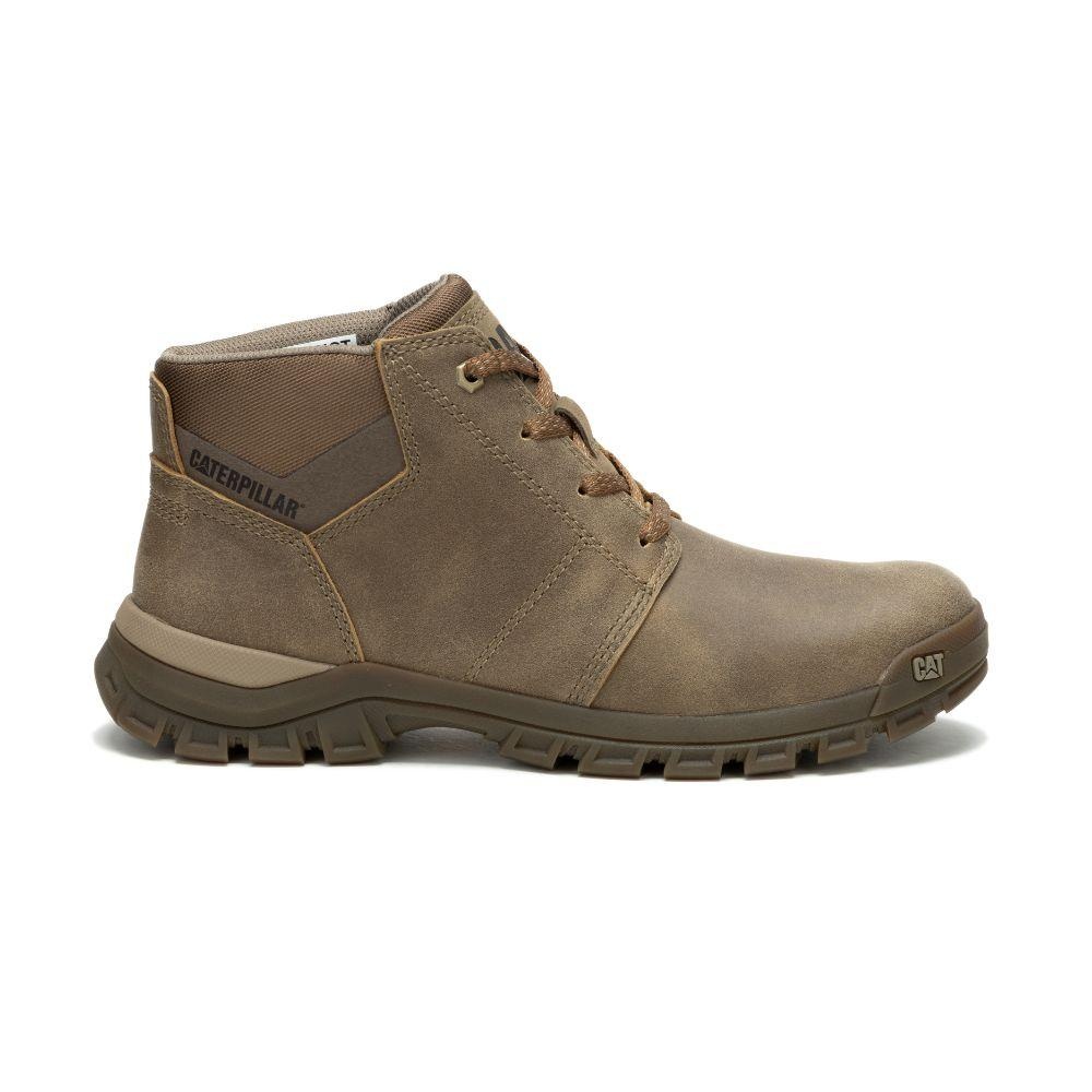 BOTINES HOMBRE CATERPILLAR CUERO CAFÉ THRESHOLD CHUKKA - 2