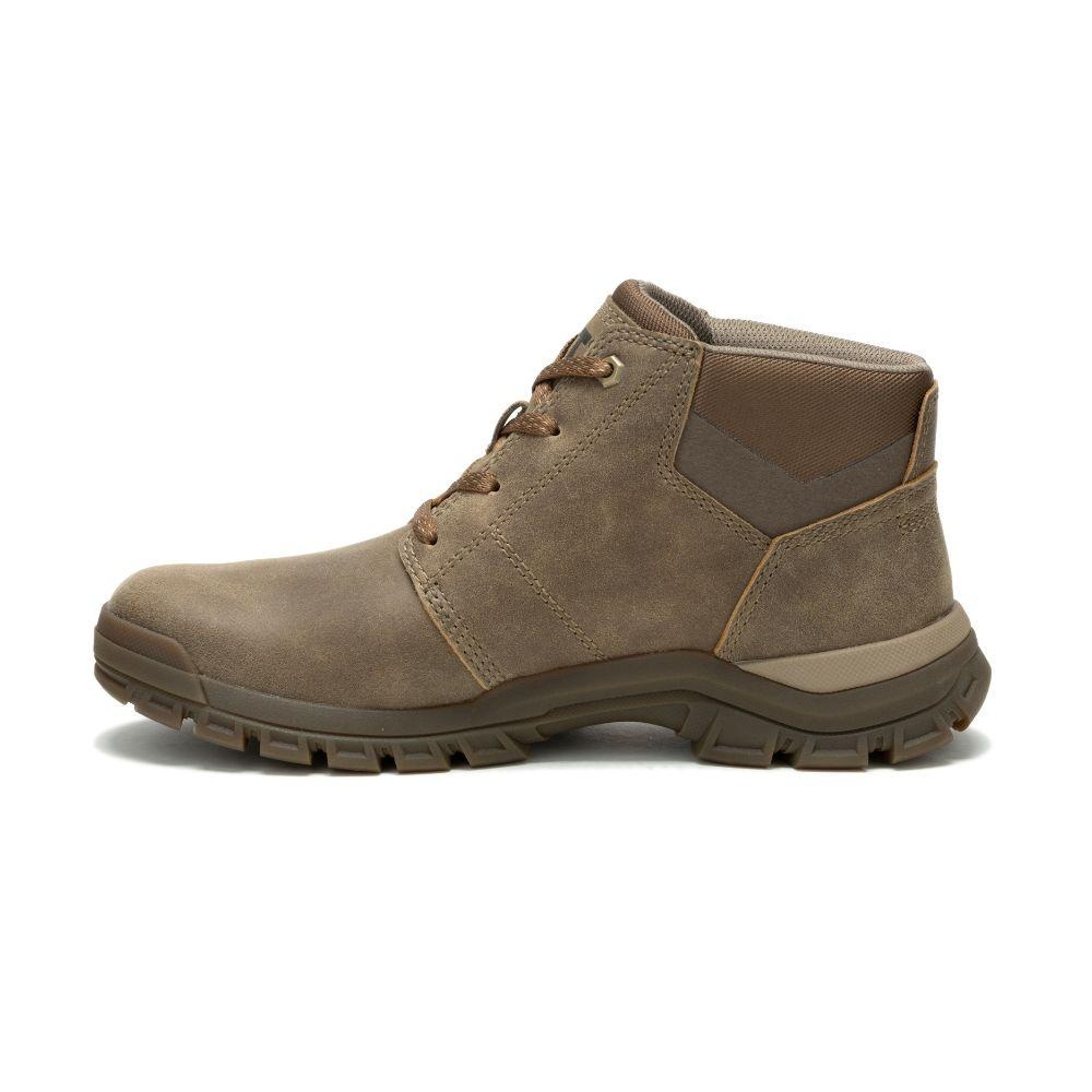 BOTINES HOMBRE CATERPILLAR CUERO CAFÉ THRESHOLD CHUKKA - 3