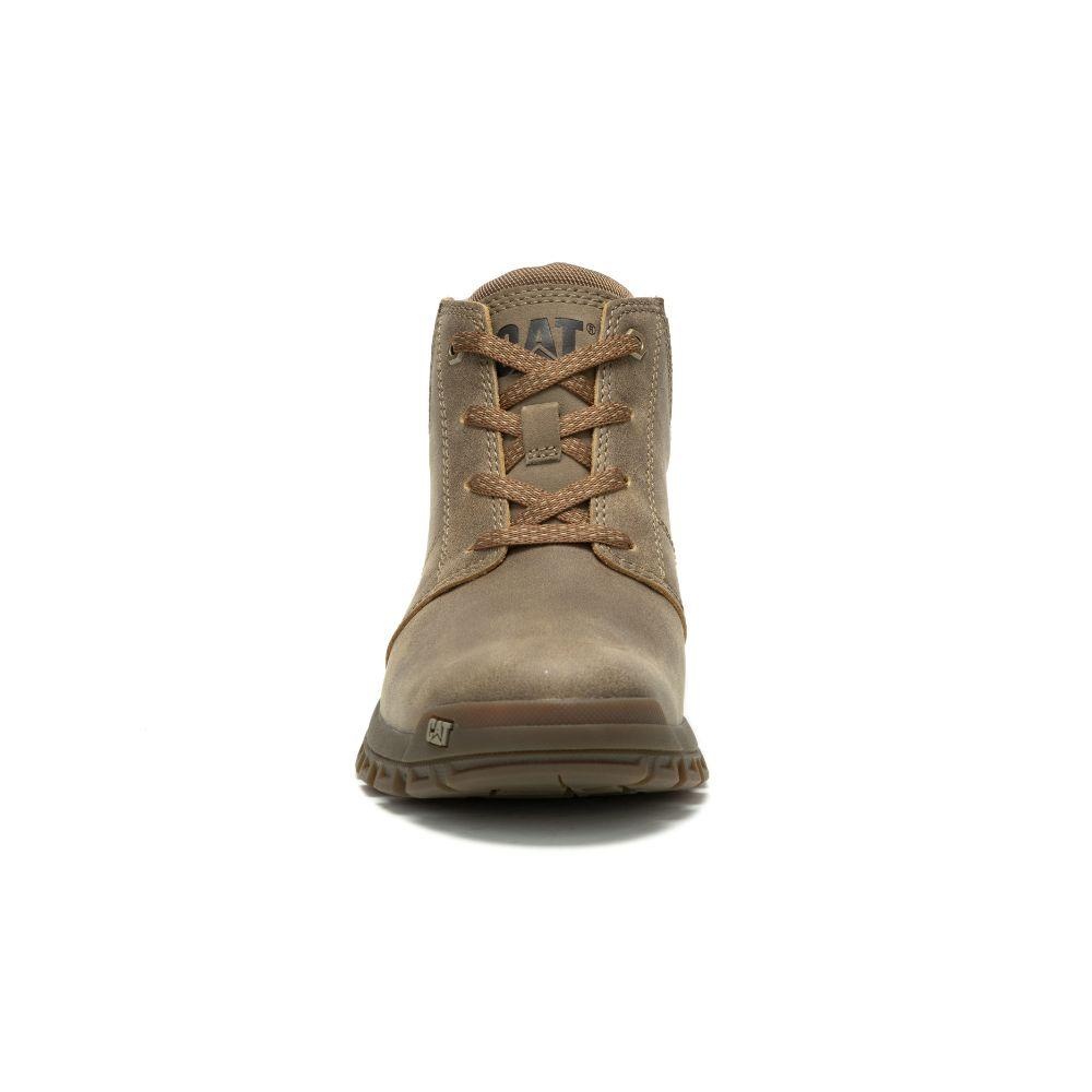 BOTINES HOMBRE CATERPILLAR CUERO CAFÉ THRESHOLD CHUKKA - 4