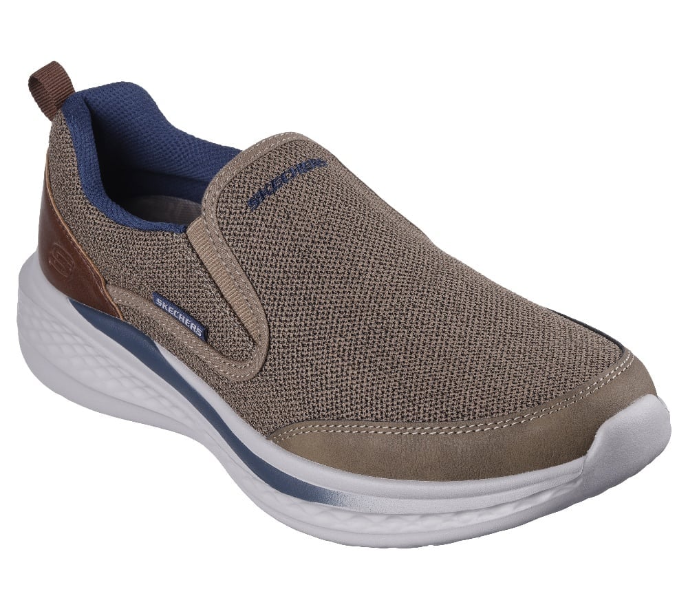 ZAPATILLAS HOMBRE SKECHERS URBANAS CREMA SLADE - 1