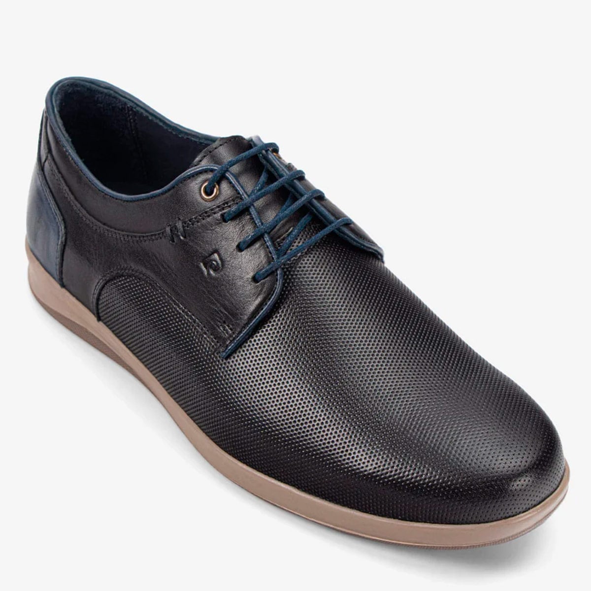 ZAPATOS CASUALES DE CUERO HOMBRE PIERRE CARDIN  NEGRO CB8001 - 2