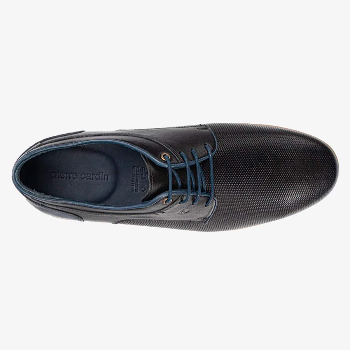 ZAPATOS CASUALES DE CUERO HOMBRE PIERRE CARDIN NEGRO CB8001 - 3