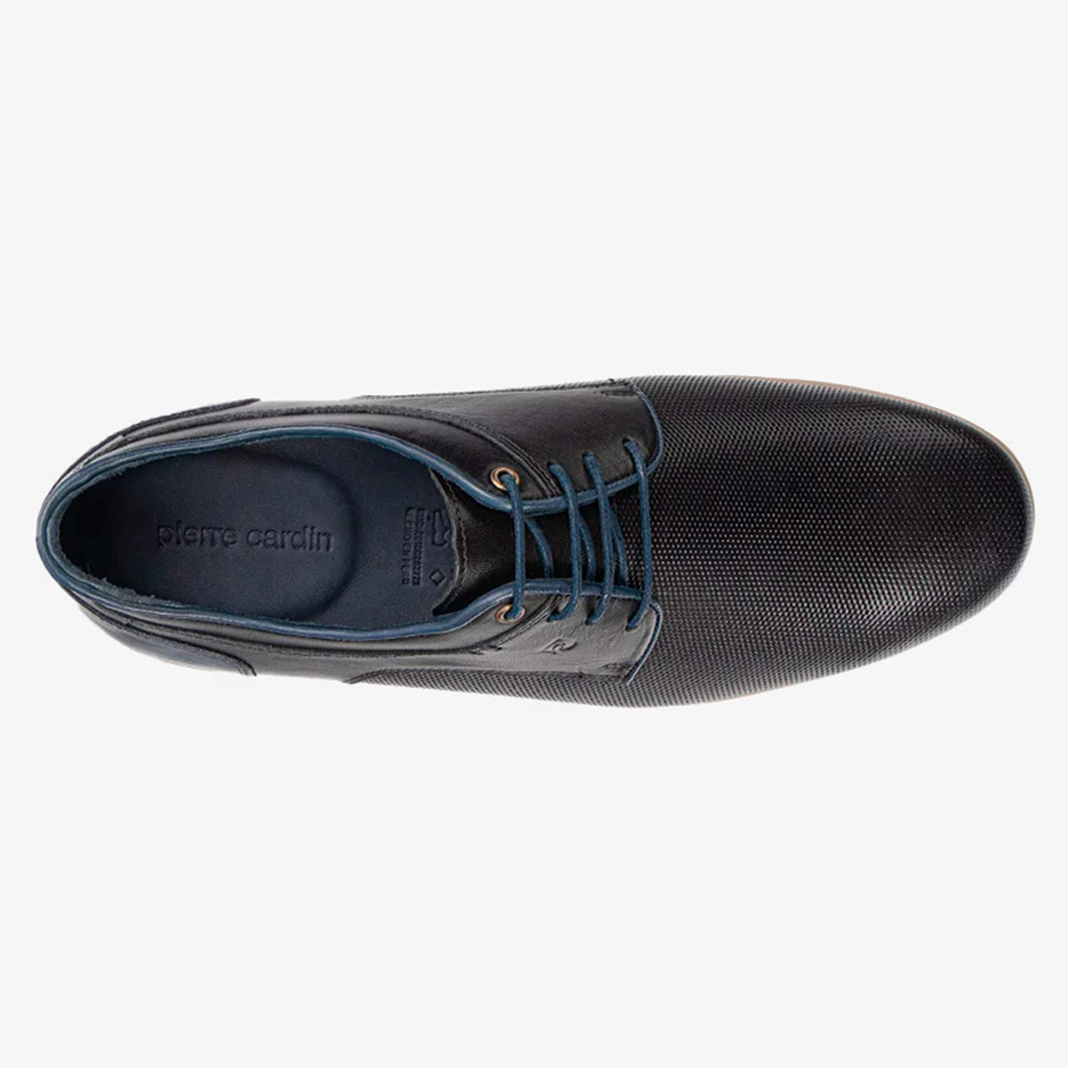 ZAPATOS CASUALES DE CUERO HOMBRE PIERRE CARDIN NEGRO CB8001 - 3