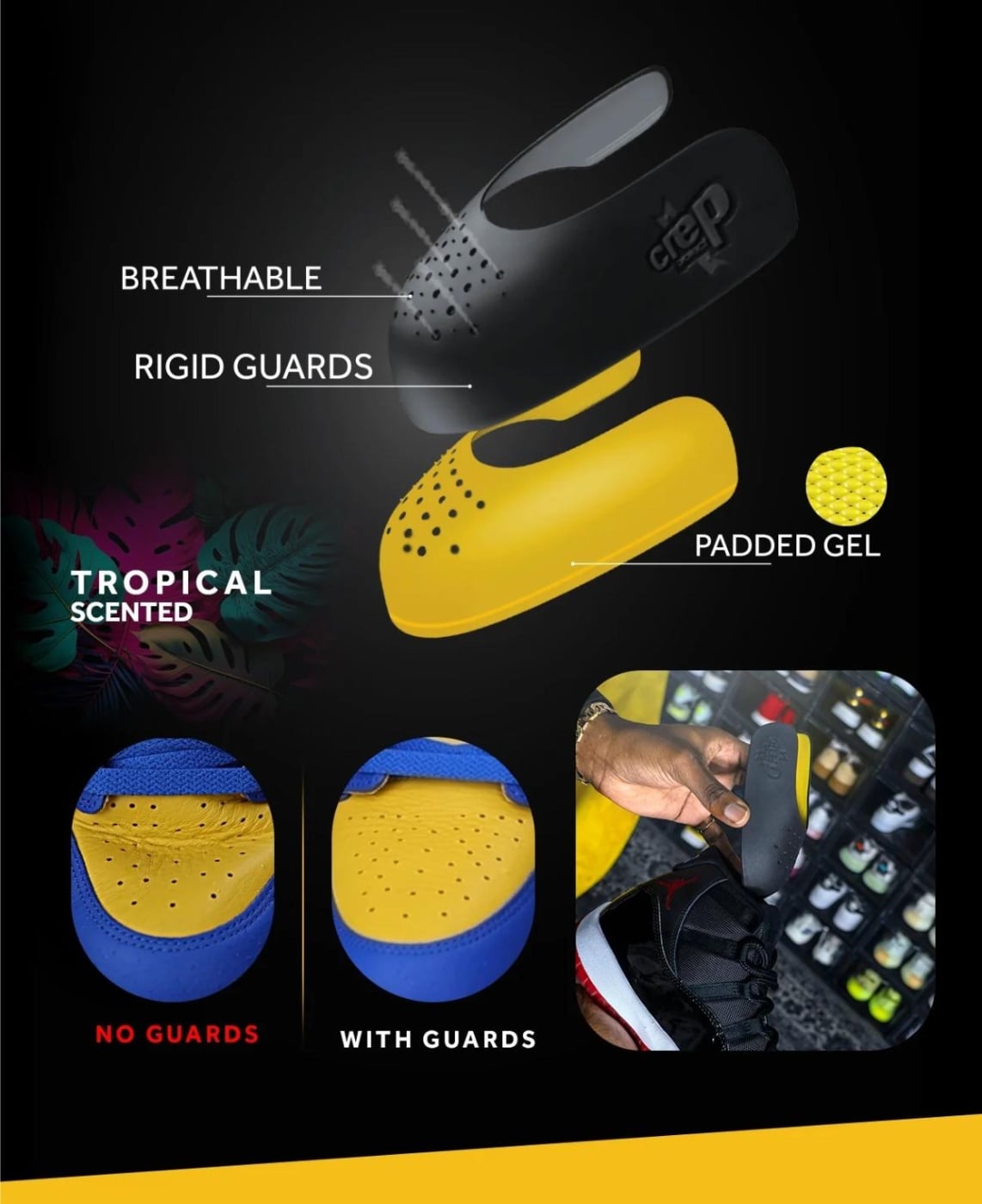 PROTECTOR UNISEX CREP PROTECT PUNTERA S/M - 7