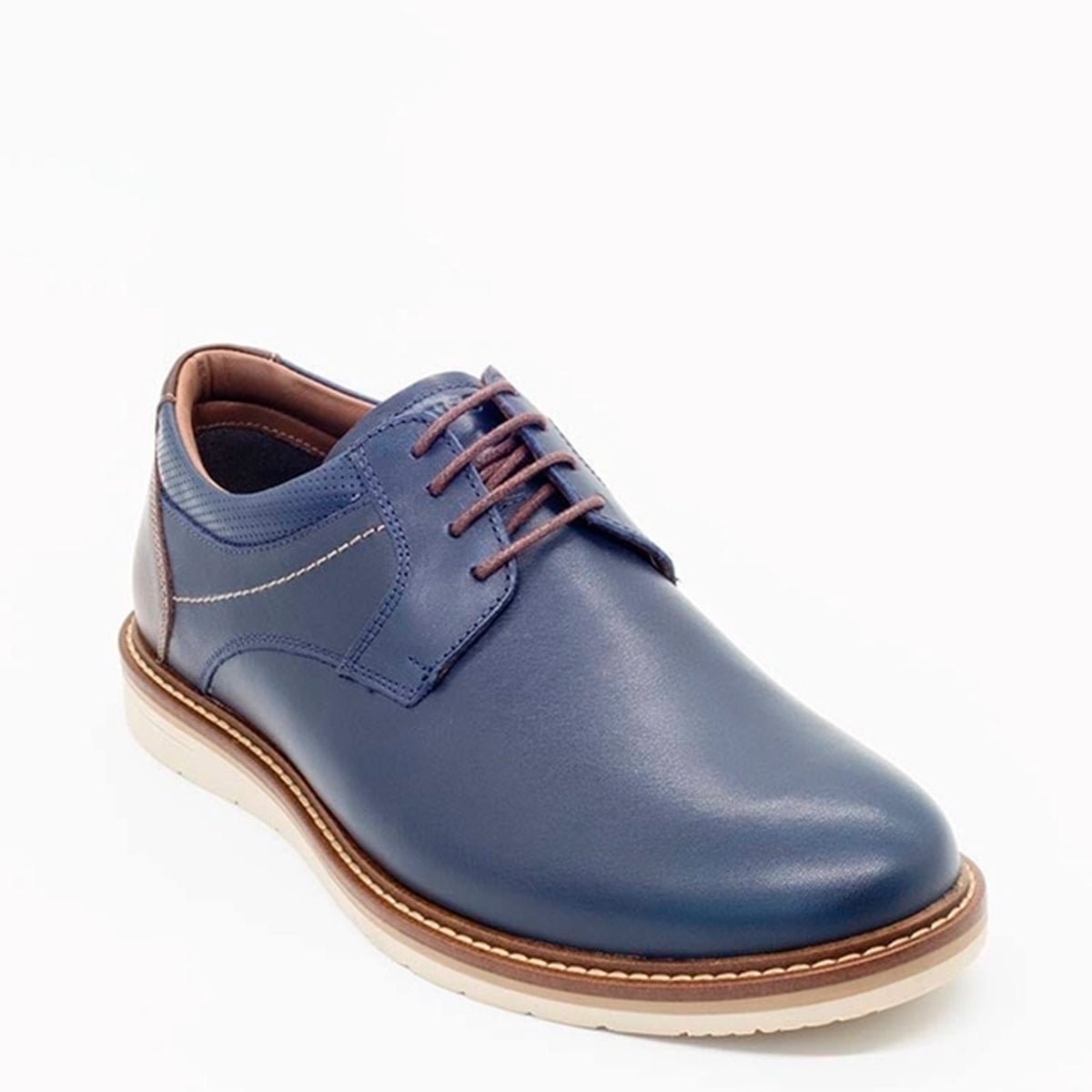 ZAPATOS HOMBRE DAUSS URBANAS AZUL 1503 CUERO - 2