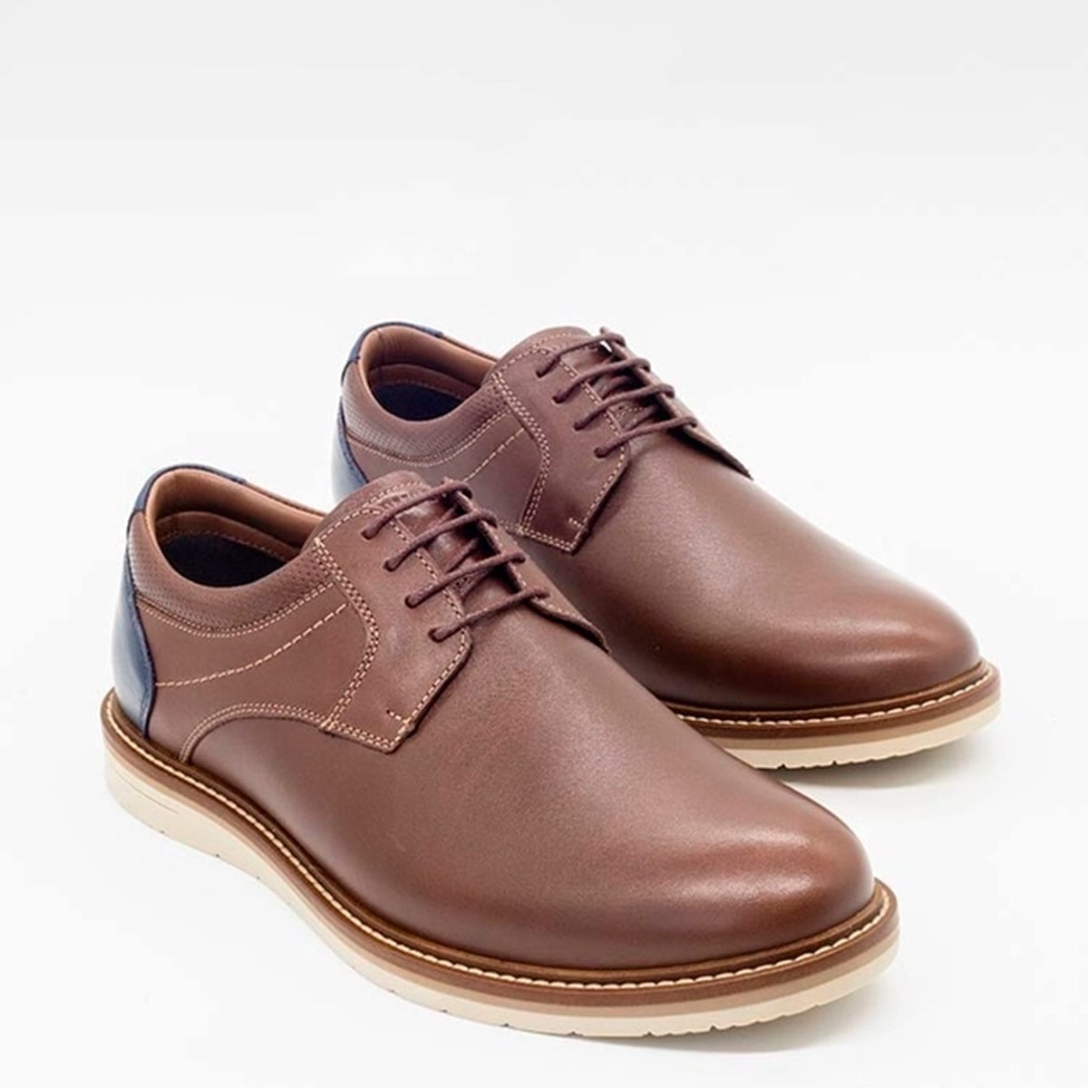 ZAPATOS HOMBRE DAUSS URBANAS MARRÓN 1503A CUERO - 3