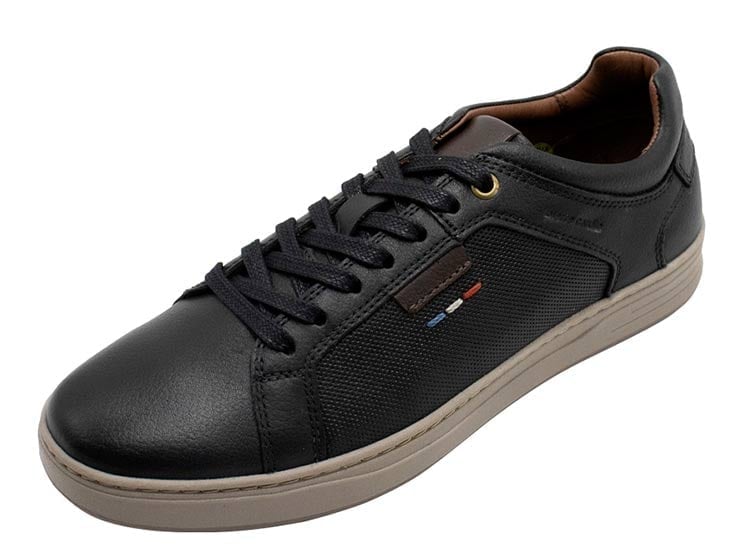 ZAPATILLAS DE CUERO HOMBRE PIERRE CARDIN URBANAS NEGRO UDF001 NEG  - 1