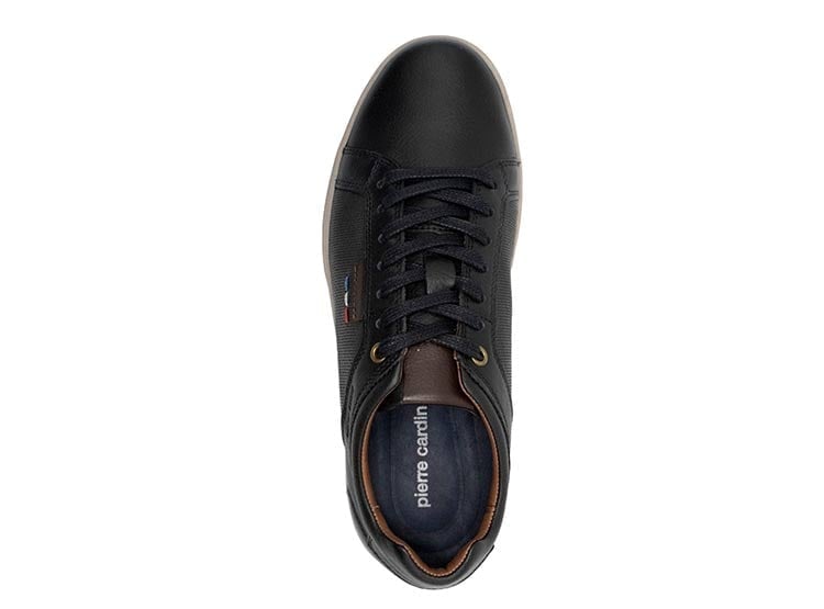 ZAPATILLAS DE CUERO HOMBRE PIERRE CARDIN URBANAS NEGRO UDF001 NEG  - 3