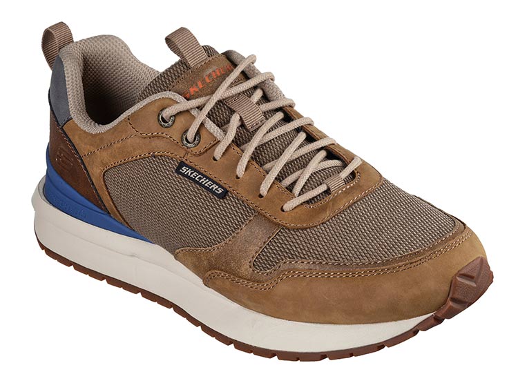 ZAPATILLAS HOMBRE SKECHERS URBANO MARRÓN SUNNY DALE - 2