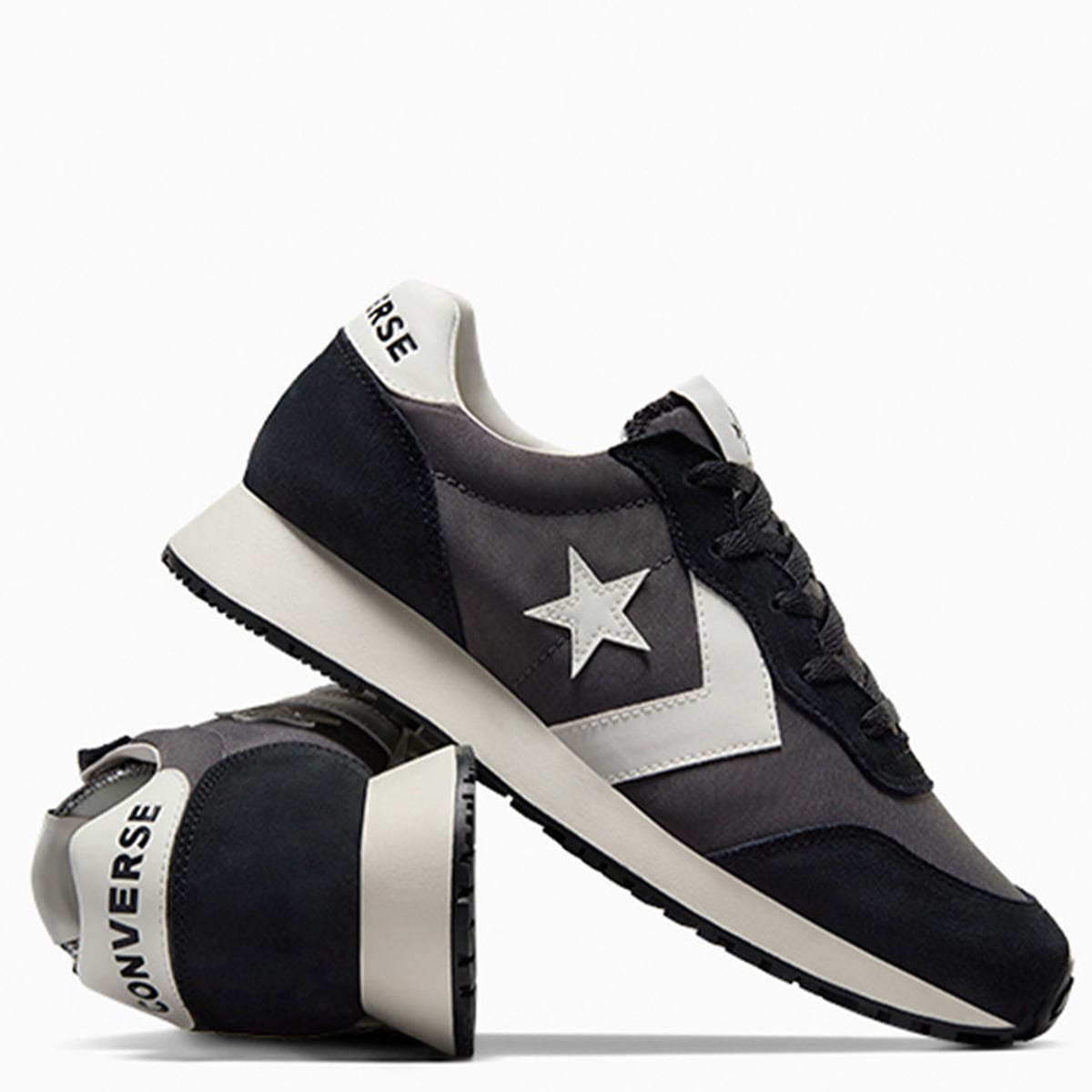 ZAPATILLAS HOMBRE CONVERSE URBANAS NEGRO CUERO - 10