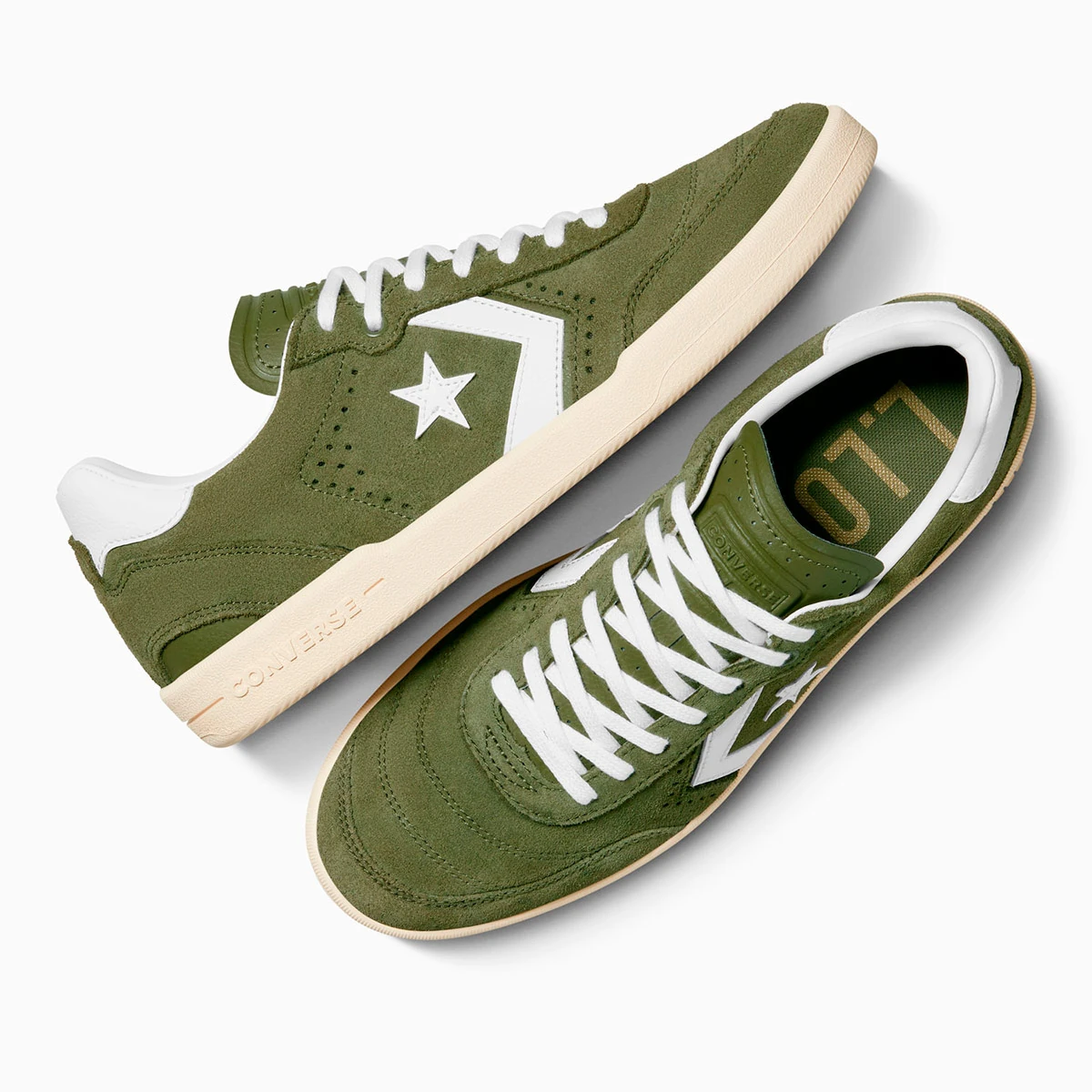 ZAPATILLAS HOMBRE CONVERSE URBANAS VERDE LOUIE LOPEZ PRO 2 SUEDE - 4