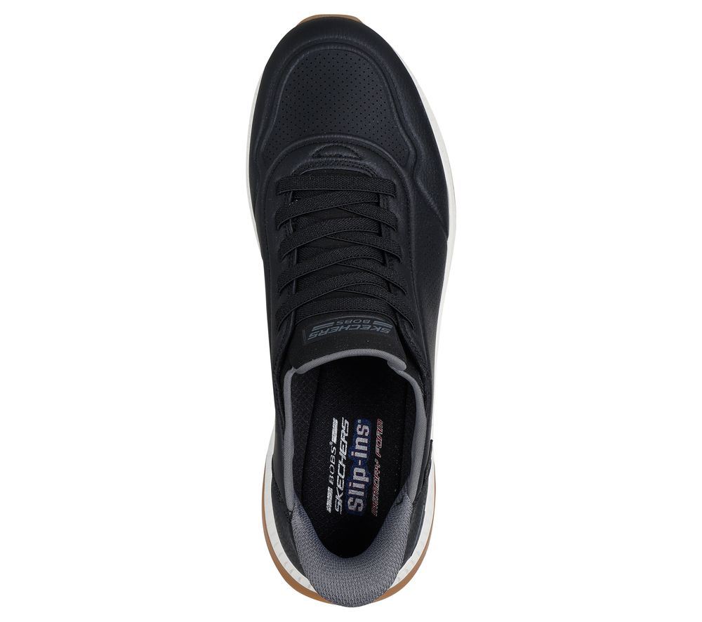 ZAPATILLAS HOMBRE SKECHERS URBANAS NEGRO BOBS SQUAD 4 - 4