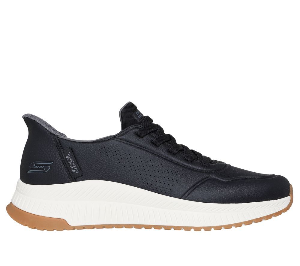 ZAPATILLAS HOMBRE SKECHERS URBANAS NEGRO BOBS SQUAD 4 - 2