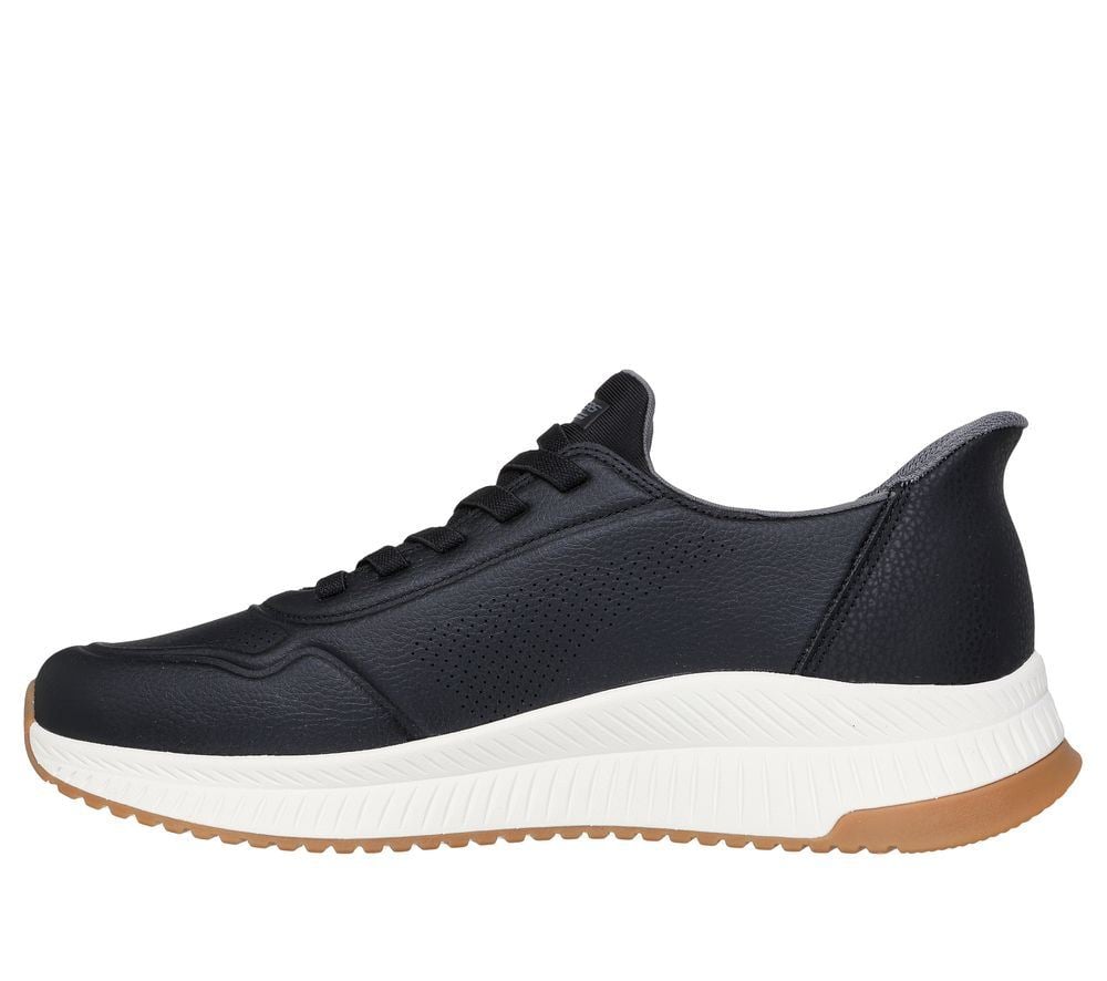ZAPATILLAS HOMBRE SKECHERS URBANAS NEGRO BOBS SQUAD 4 - 3