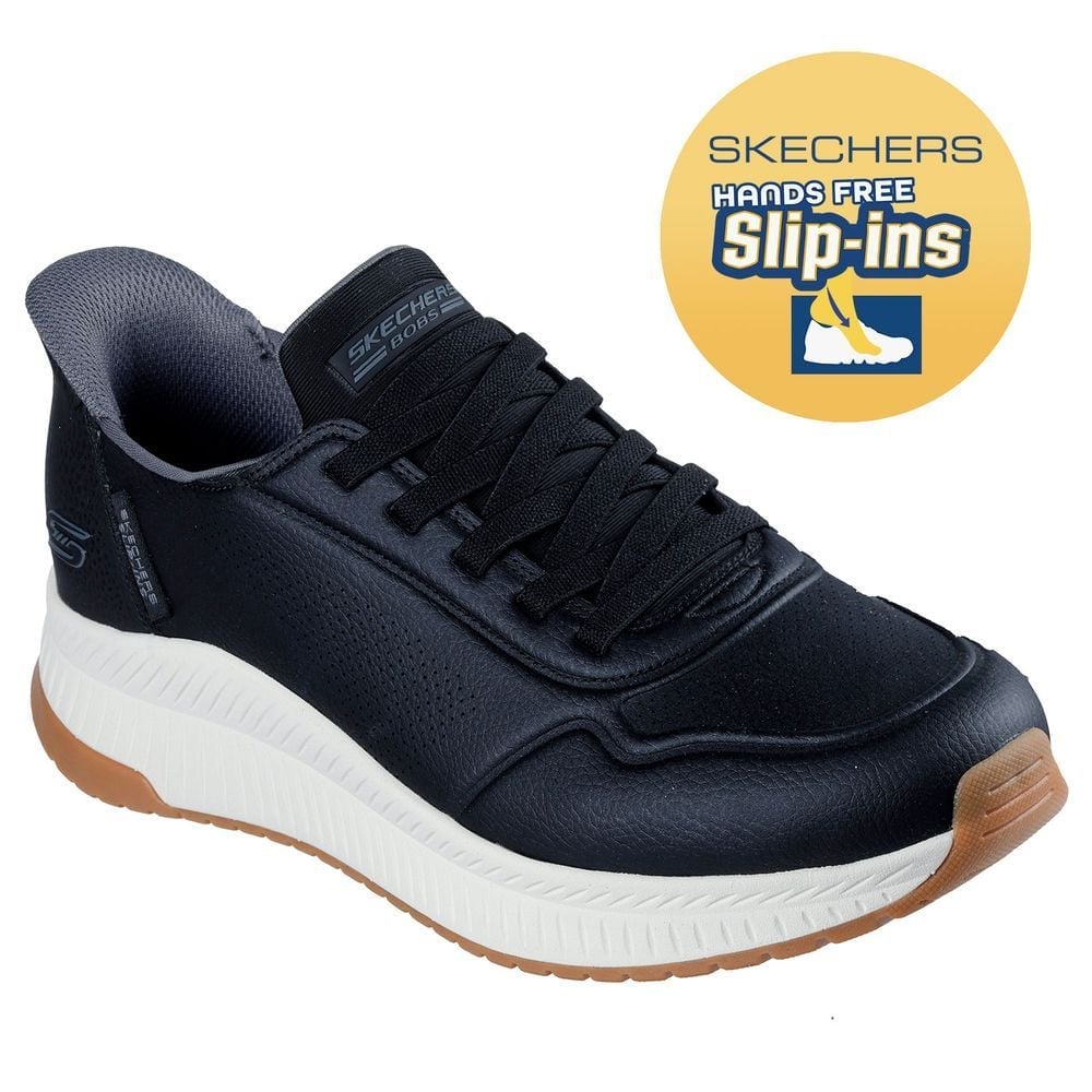 ZAPATILLAS HOMBRE SKECHERS URBANAS NEGRO BOBS SQUAD 4 - 1
