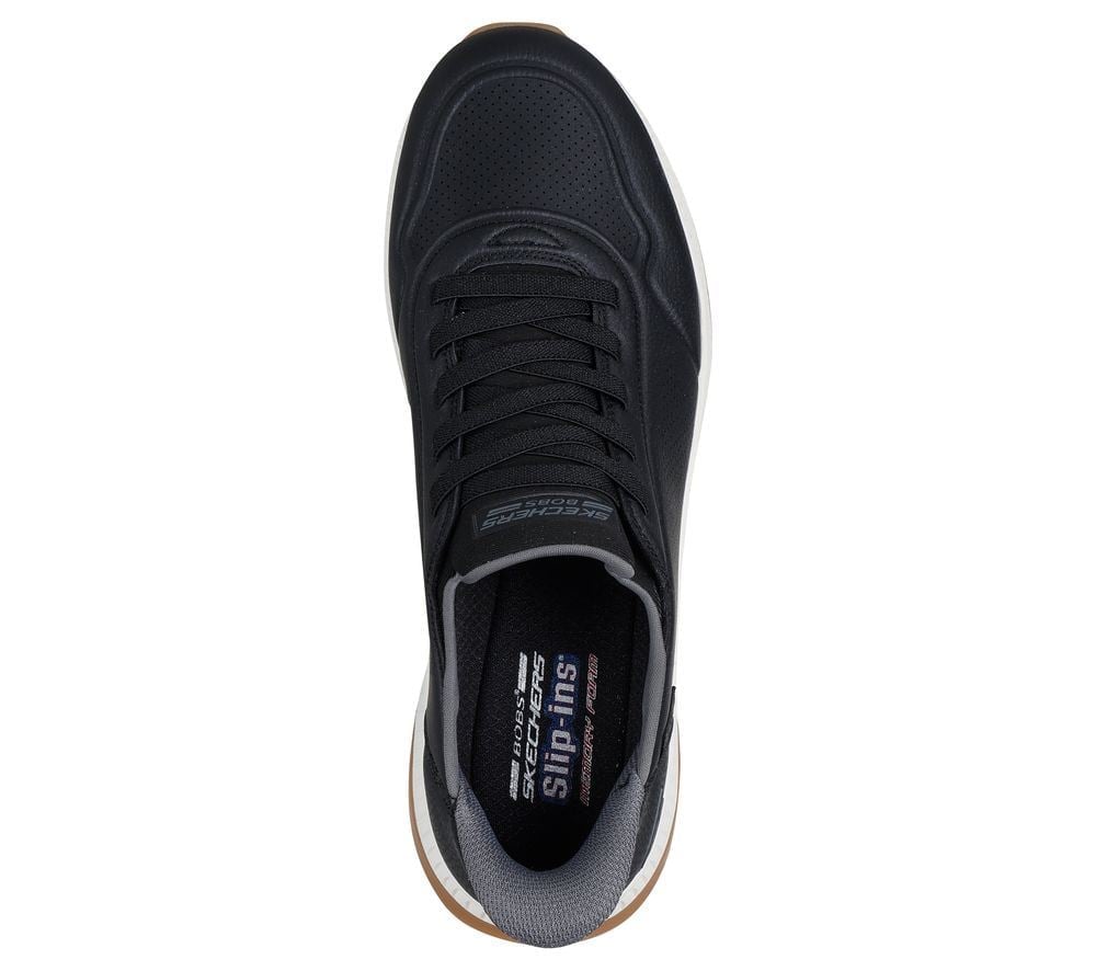 ZAPATILLAS HOMBRE SKECHERS URBANAS NEGRO BOBS SQUAD 4 - 4