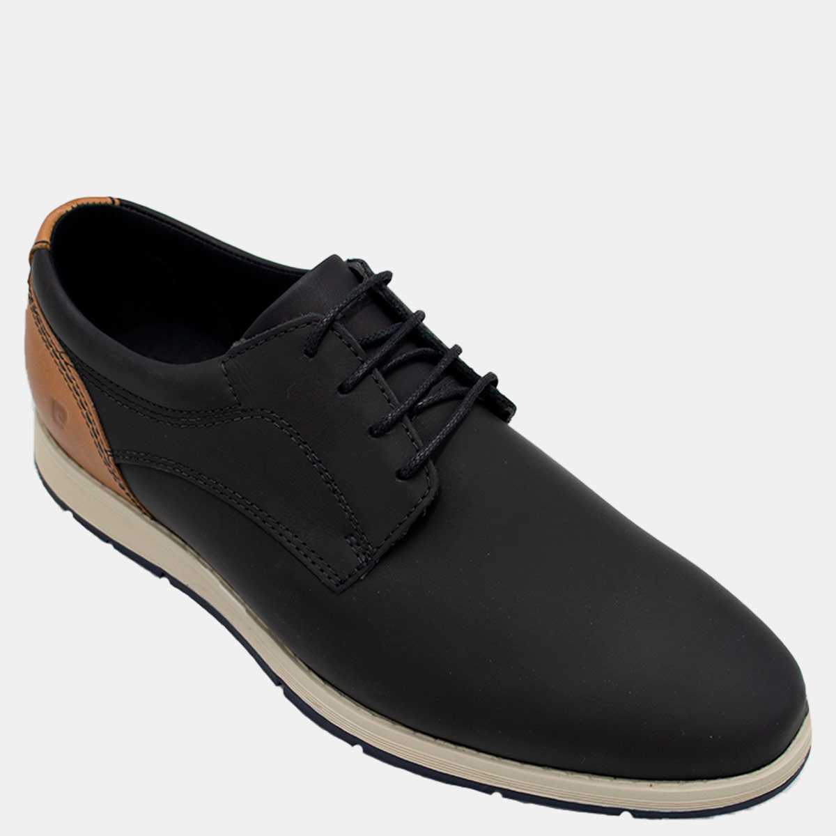 ZAPATOS DE VESTIR CUERO HOMBRE PIERRE CARDIN NEGRO CB7001 - 2