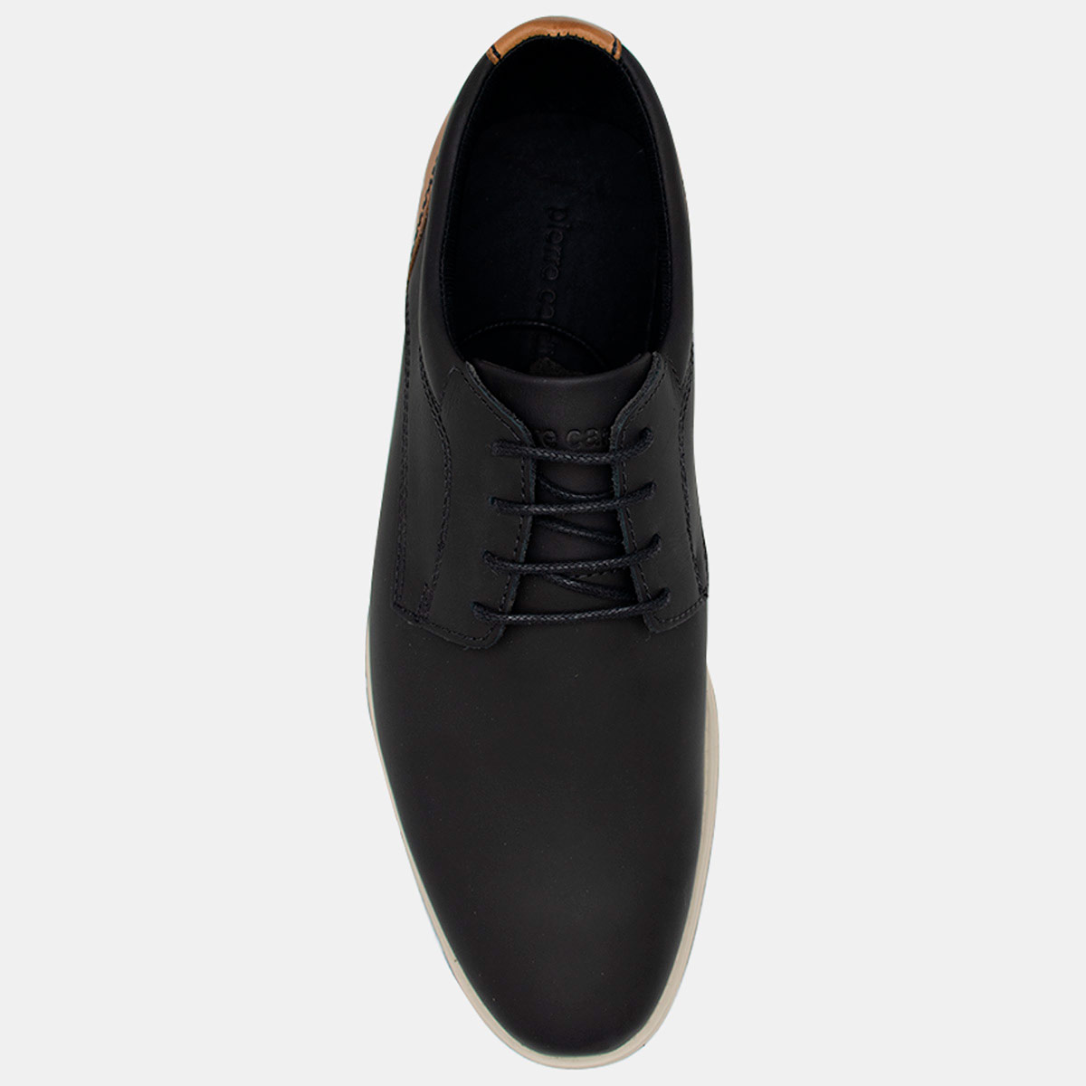 ZAPATOS DE VESTIR CUERO HOMBRE PIERRE CARDIN NEGRO CB7001 - 3