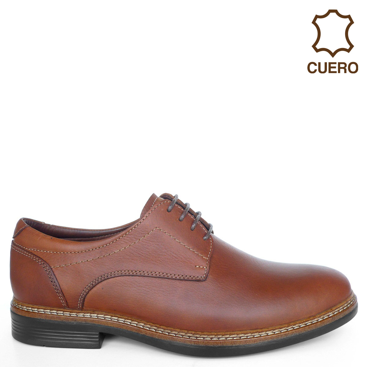 ZAPATOS CASUALES HOMBRE DAUSS CUERO MARRÓN - 1