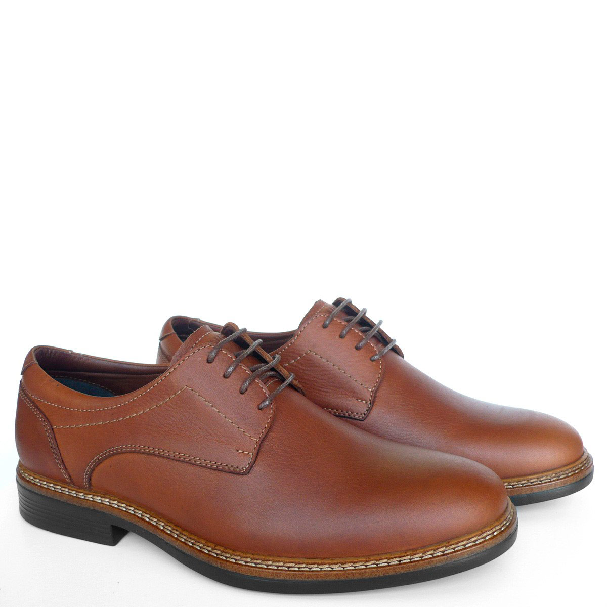 ZAPATOS CASUALES HOMBRE DAUSS CUERO MARRÓN - 2