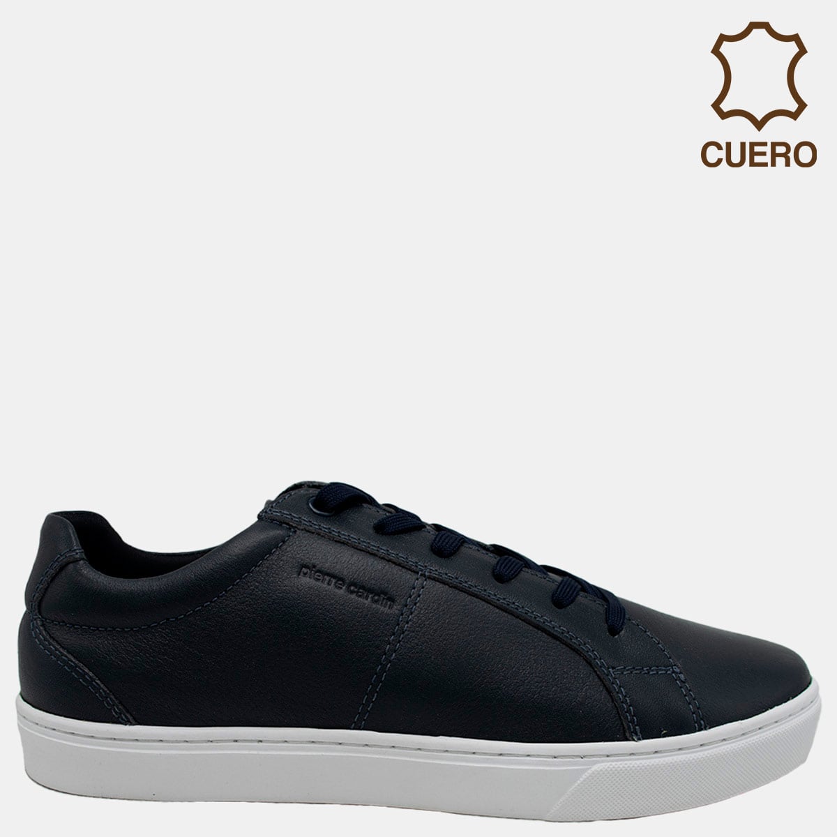 ZAPATILLAS DE CUERO HOMBRE PIERRE CARDIN URBANAS UIE001 AZU - 1