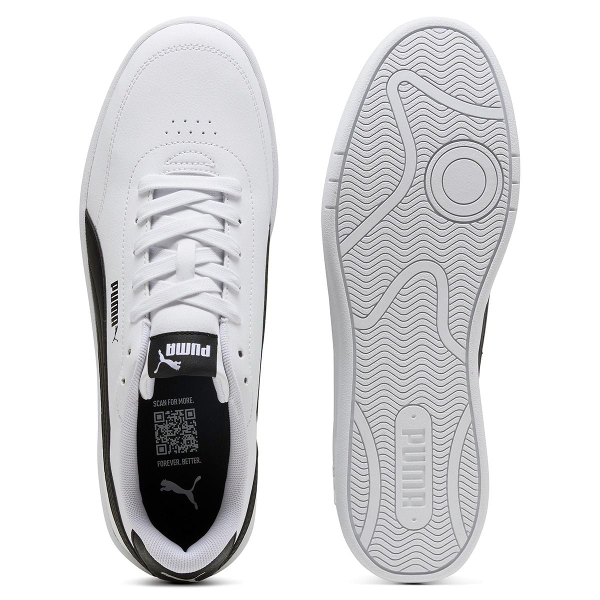 ZAPATILLAS HOMBRE PUMA URBANAS BLANCO COURT CLASSIC CLEAN - 4