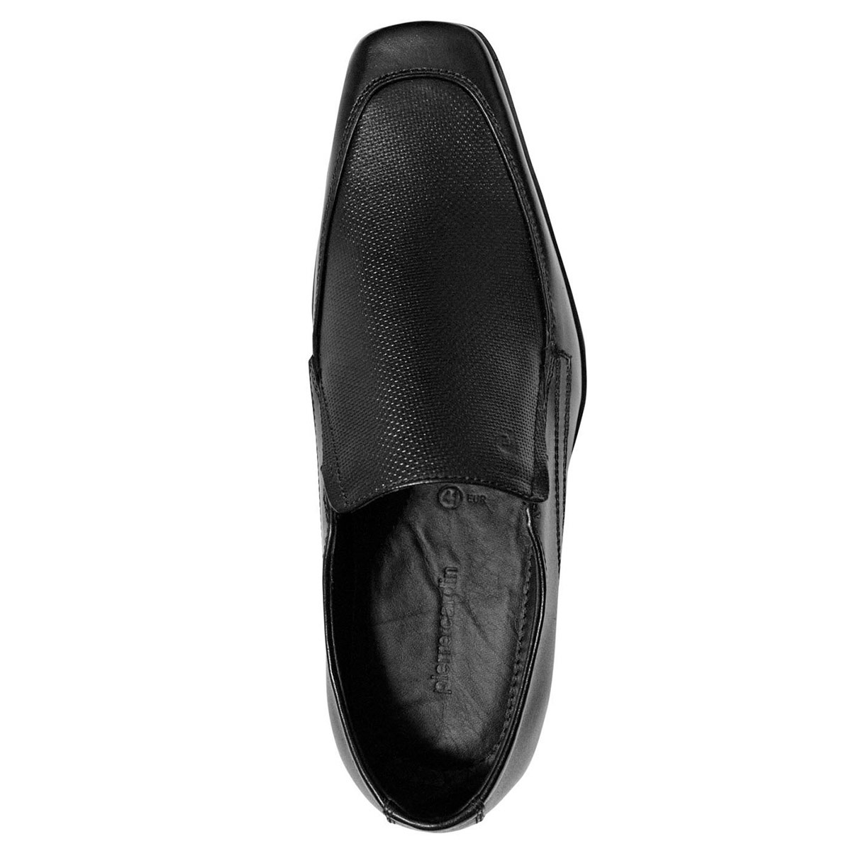 ZAPATOS DE CUERO HOMBRE PIERRE CARDIN NEGRO VK2002 - 3