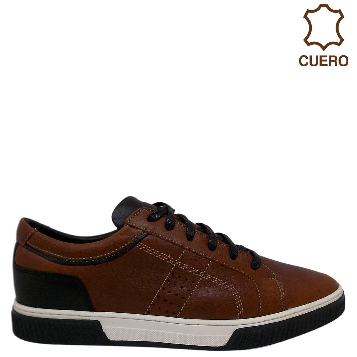 ZAPATILLAS HOMBRE DAUSS URBANAS MARRÓN CUERO - 1