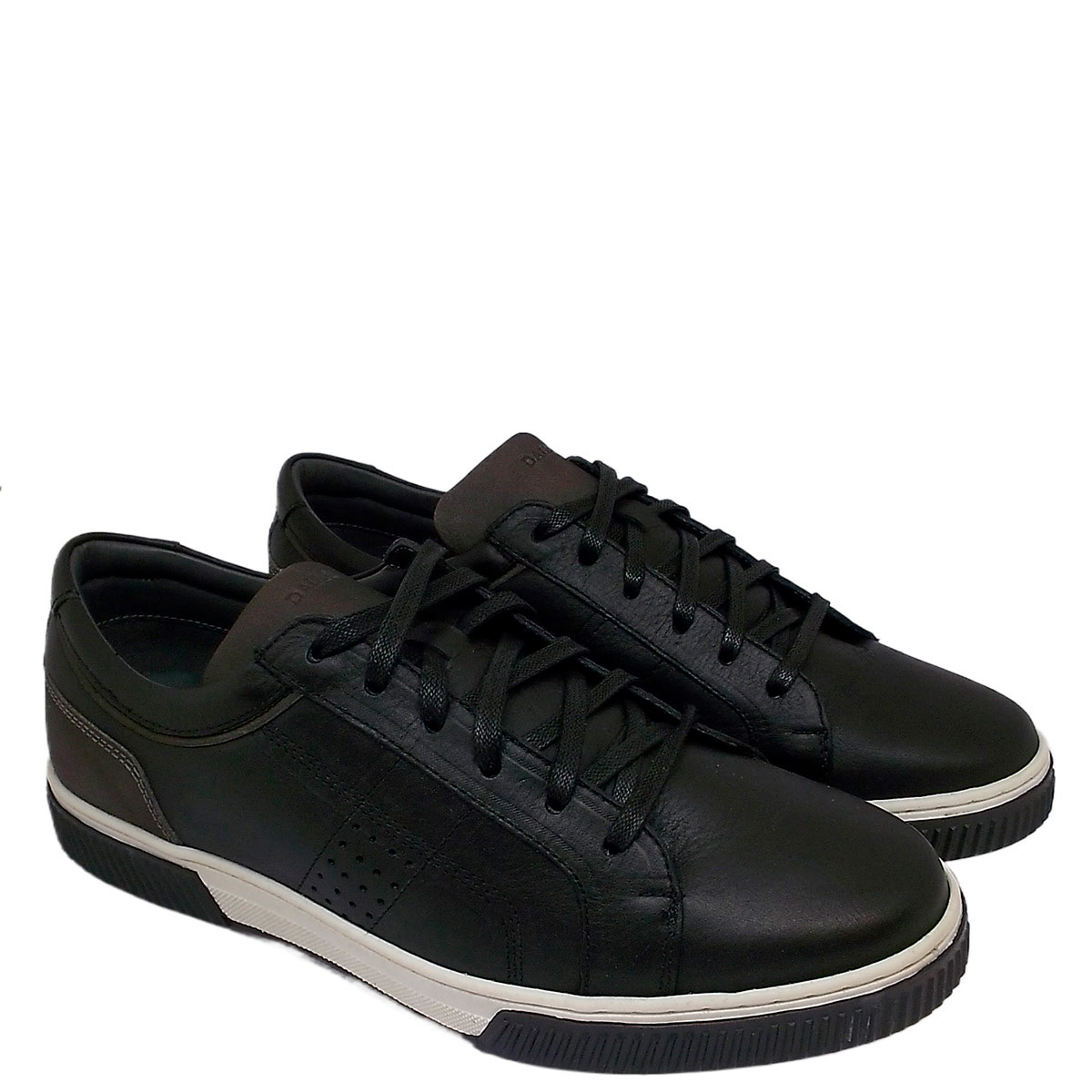 ZAPATILLAS HOMBRE DAUSS URBANAS NEGRO CUERO - 3
