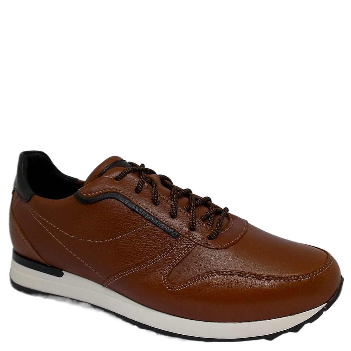 ZAPATILLAS HOMBRE DAUSS URBANAS MARRÓN Z2206 CUERO - 3