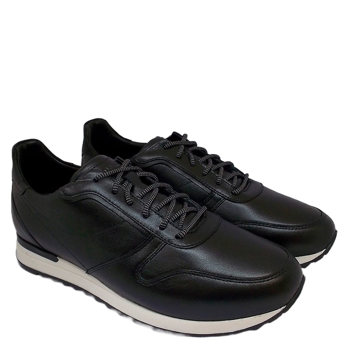 ZAPATILLAS HOMBRE DAUSS URBANAS NEGRO CUERO - 2