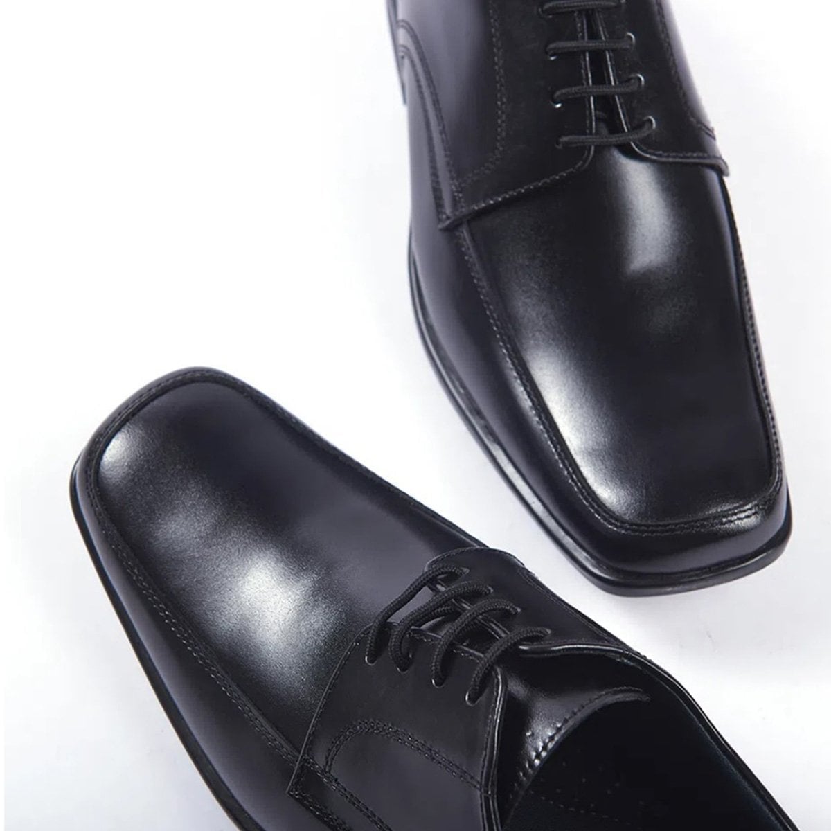 ZAPATOS HOMBRE BATA NEGRO NALVARO 8246861 CUERO - 4