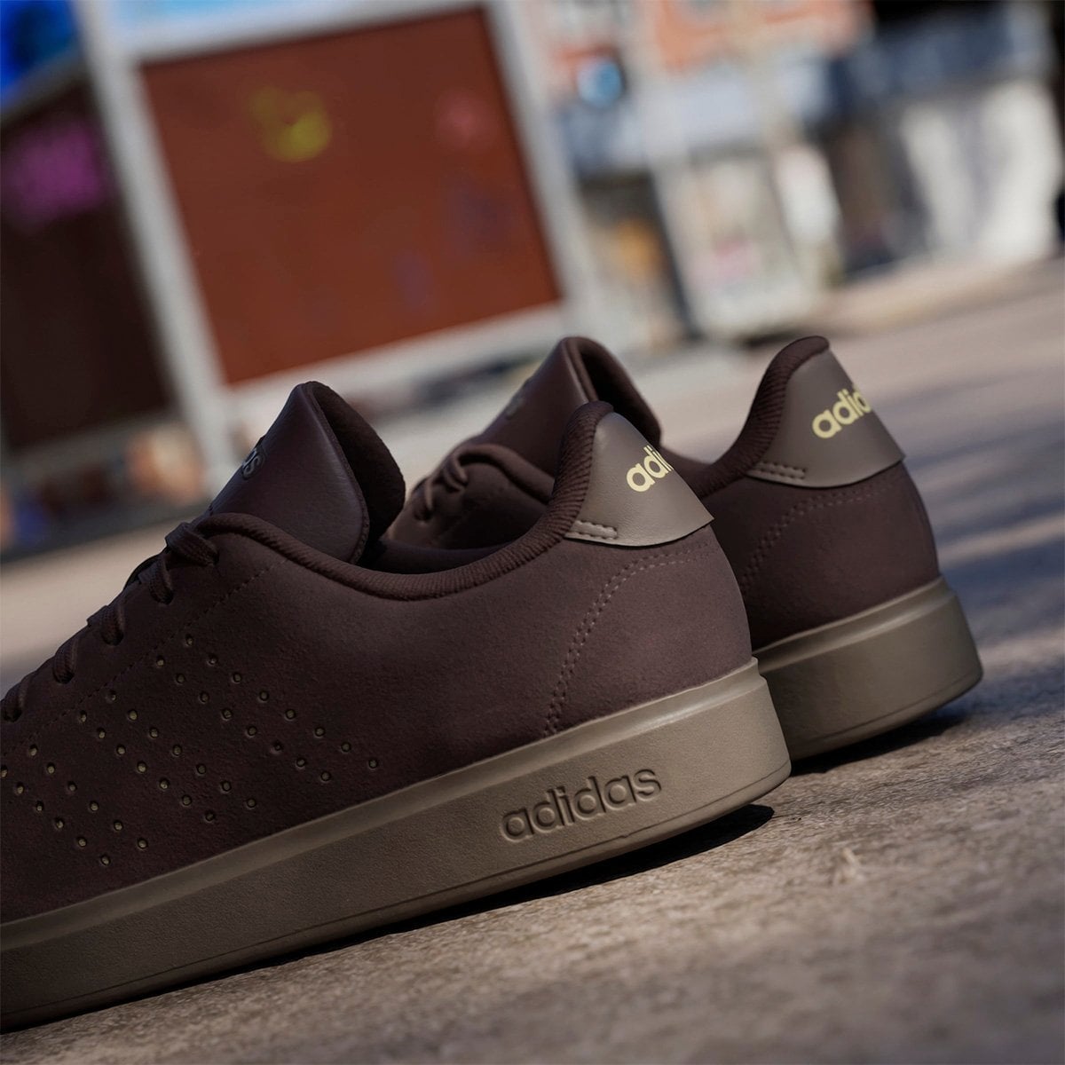 ZAPATILLAS HOMBRE ADIDAS URBANAS MARRÓN JQ0383 CUERO - 6