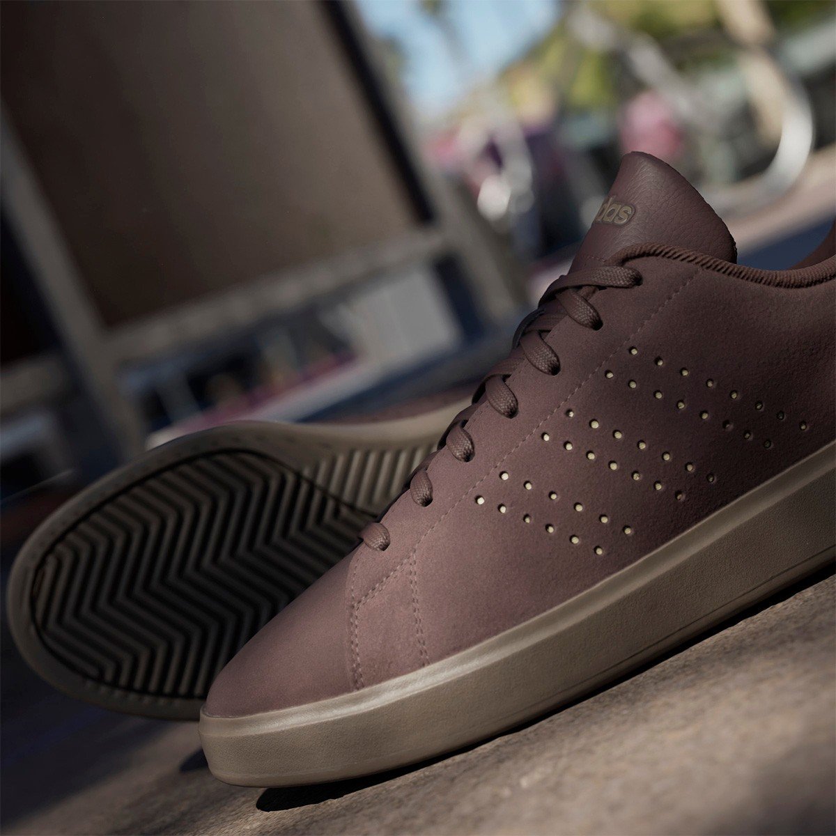 ZAPATILLAS HOMBRE ADIDAS URBANAS MARRÓN JQ0383 CUERO - 5