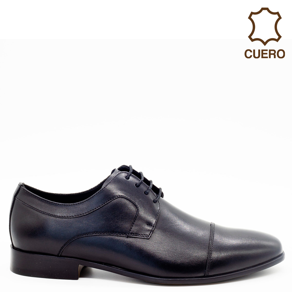 ZAPATOS DE VESTIR HOMBRE DAUSS CUERO NEGRO - 1