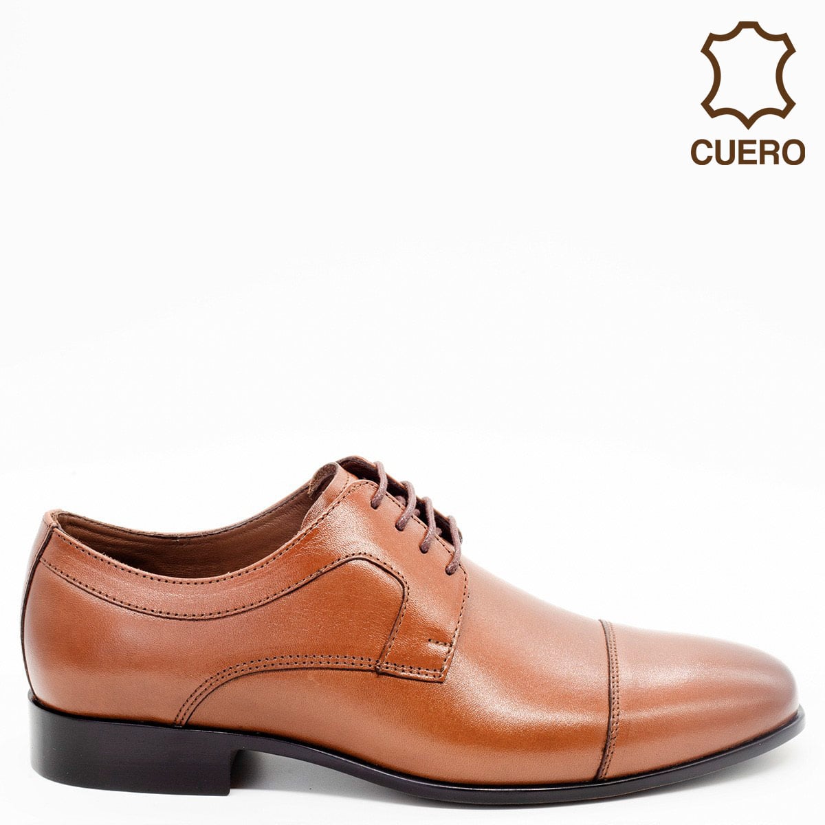 ZAPATOS DE VESTIR HOMBRE DAUSS CUERO MARRÓN - 1