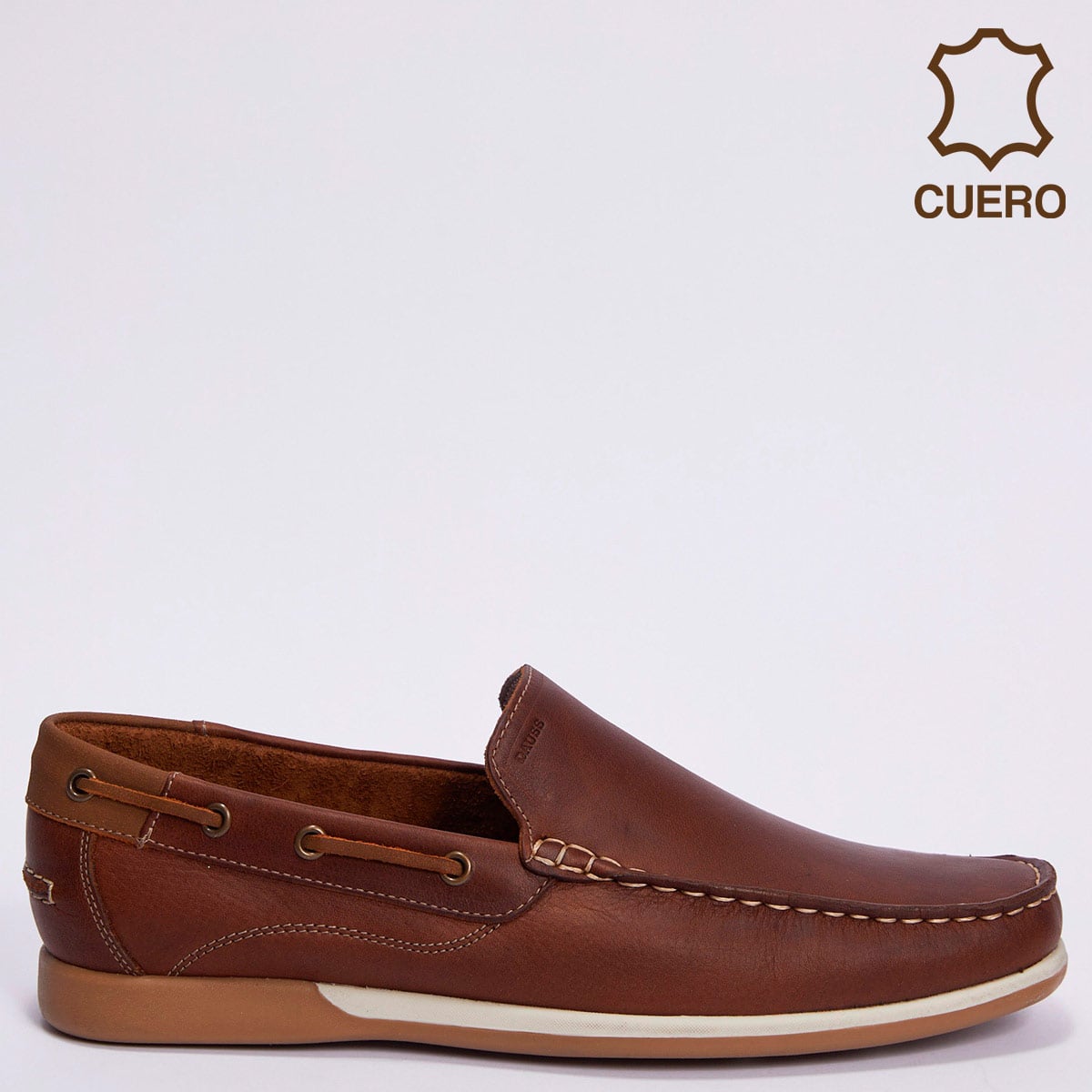 ZAPATOS HOMBRE DAUSS CUERO MARRÓN - 1