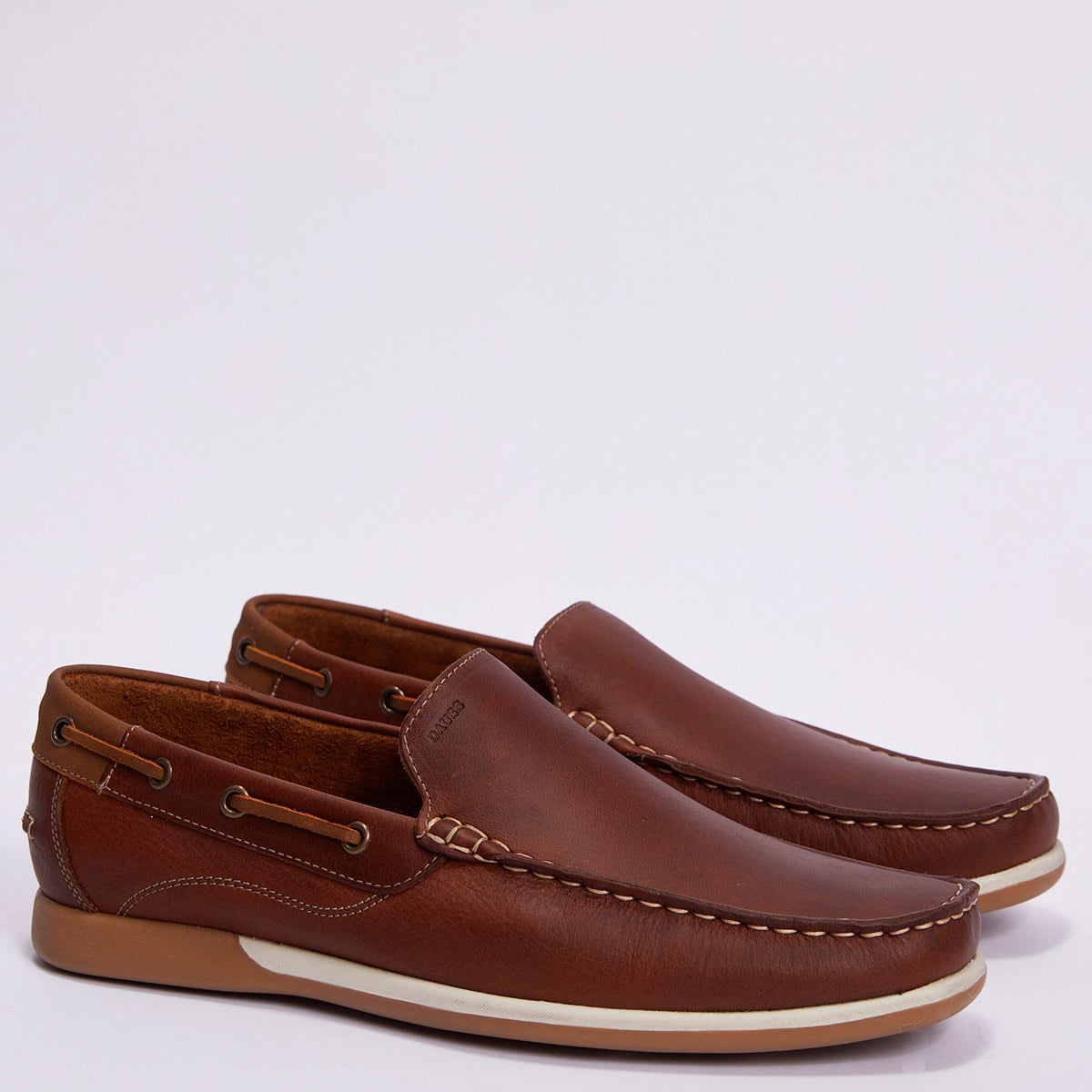 ZAPATOS HOMBRE DAUSS CUERO MARRÓN - 2
