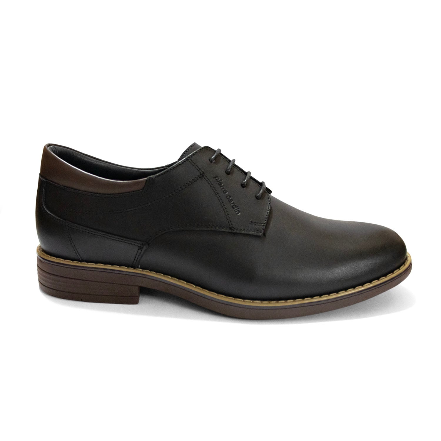 ZAPATOS CASUALES DE CUERO HOMBRE PIERRE CARDIN NEGRO CL9001 - 2