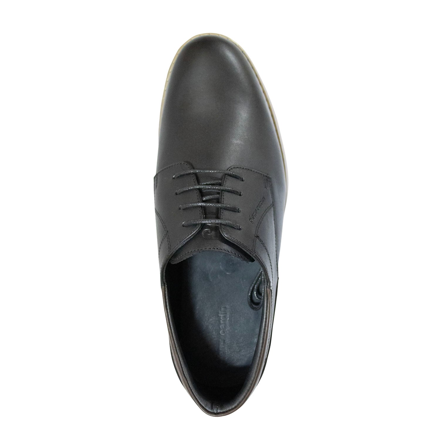 ZAPATOS CASUALES DE CUERO HOMBRE PIERRE CARDIN NEGRO CL9001 - 3