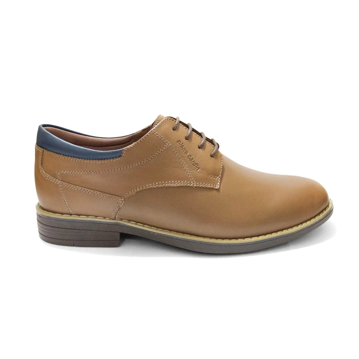 ZAPATOS CASUALES DE CUERO HOMBRE PIERRE CARDIN MARRÓN CLARO - 2