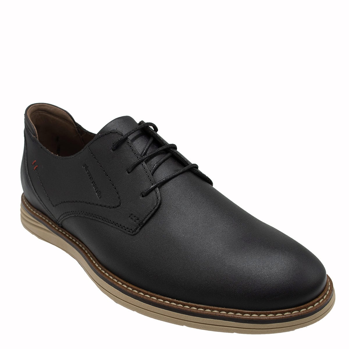 ZAPATOS CASUALES DE CUERO HOMBRE PIERRE CARDIN NEGRO - 2