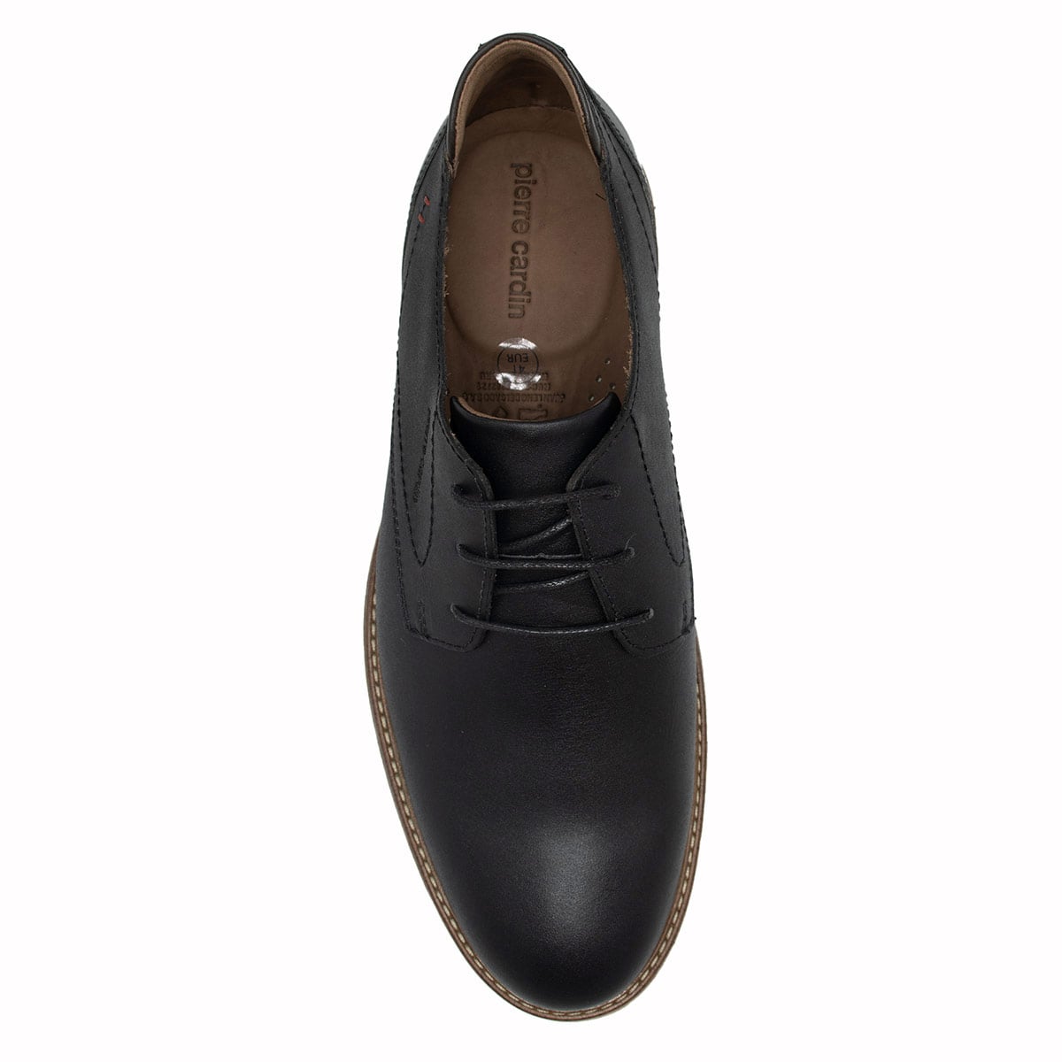 ZAPATOS CASUALES DE CUERO HOMBRE PIERRE CARDIN NEGRO - 3