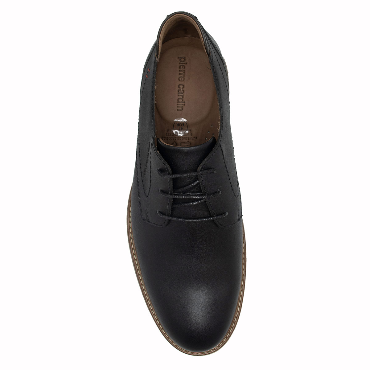 ZAPATOS CASUALES DE CUERO HOMBRE PIERRE CARDIN NEGRO - 3