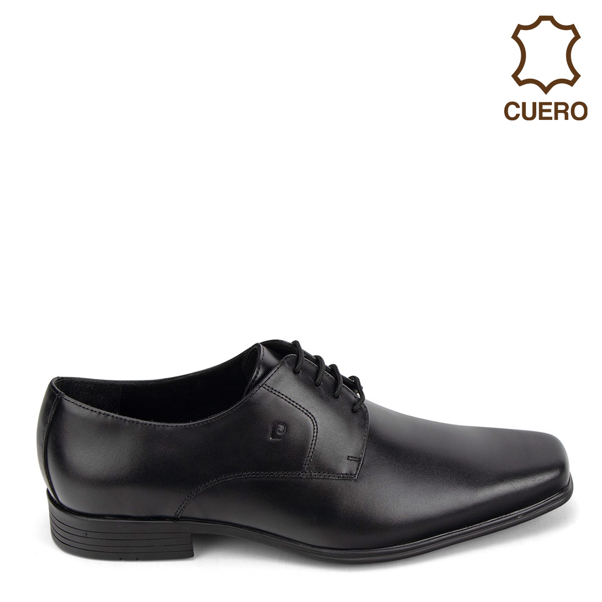 ZAPATOS DE VESTIR CUERO HOMBRE PIERRE CARDIN NEGRO VHV001 - 1