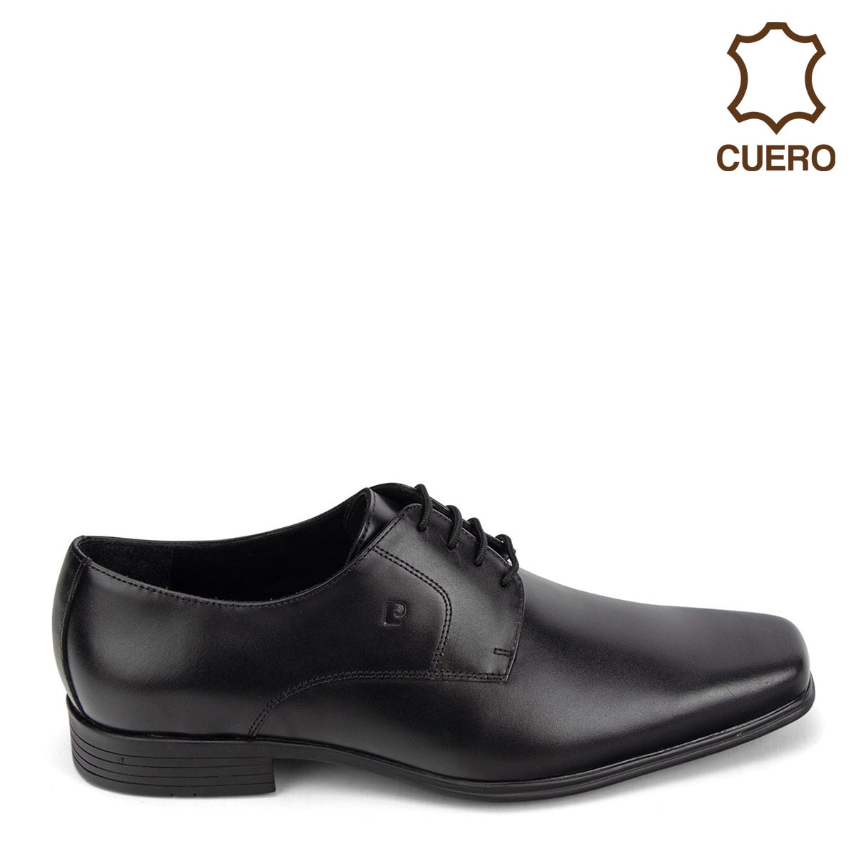 ZAPATOS DE VESTIR CUERO HOMBRE PIERRE CARDIN NEGRO VHV001 - 1