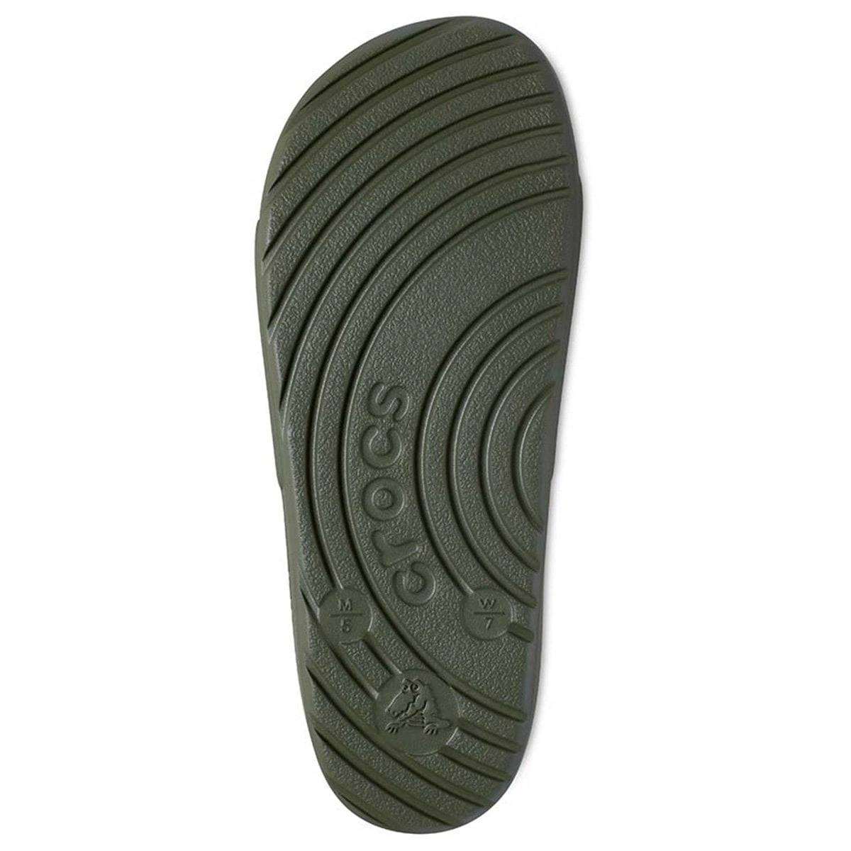 ZUECO HOMBRE CROCS SLIDE ARMY GREEN - 5