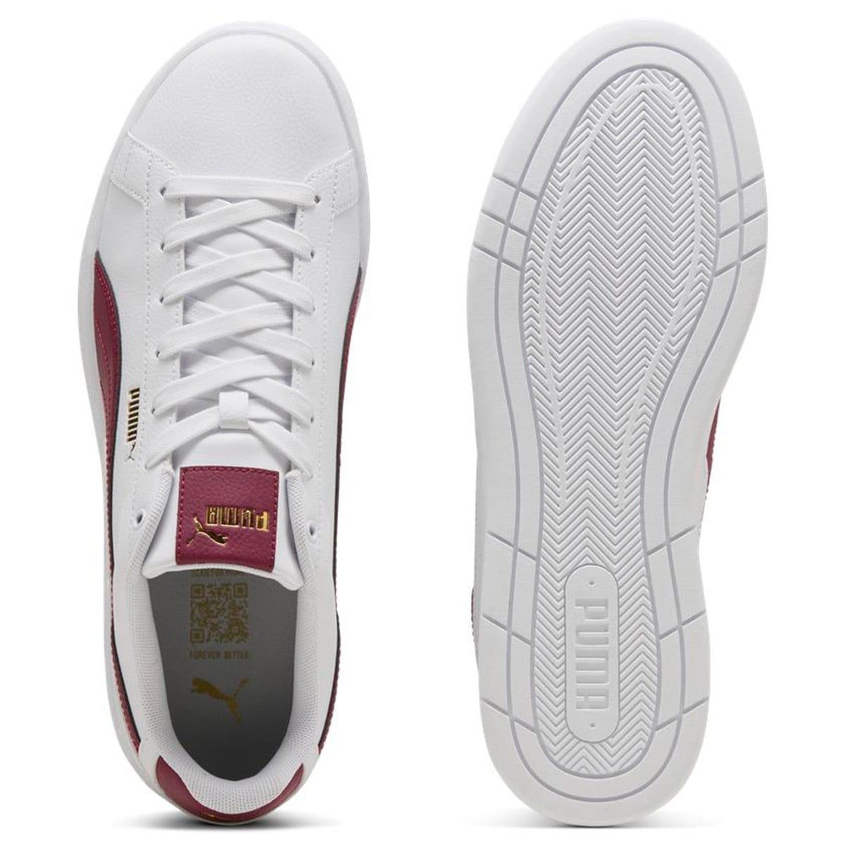ZAPATILLAS HOMBRE PUMA URBANAS ROJO COURT CLASSICO - 4